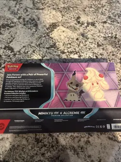 Pokemon Mimikyu ex & Alcremie ex Premium Collection Box 10 packs! New SEALED - Image 2