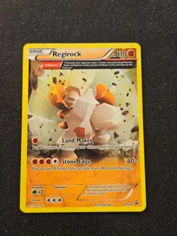 1x Regirock - XY49 - Roaring Skies Blister Promo Lightly Played Pokemon XY Black - Image 2