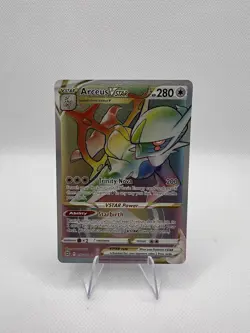 Pokemon TCG Arceus VSTAR Rainbow Brilliant Stars 176/172 Secret Rare - Image 1