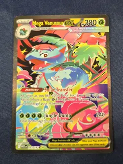2025 Pokemon Mega Evolutions Base Set #177 Mega Venusaur EX Near Mint Ungraded - Image 1