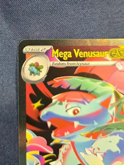 2025 Pokemon Mega Evolutions Base Set #177 Mega Venusaur EX Near Mint Ungraded - Image 2