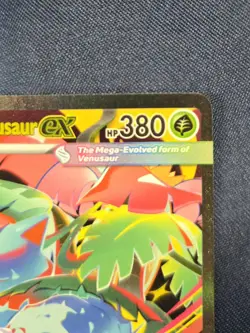2025 Pokemon Mega Evolutions Base Set #177 Mega Venusaur EX Near Mint Ungraded - Image 3