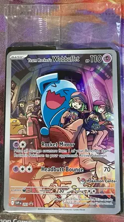 Sealed Team Rocket's Wobbuffet Promo - Pokemon Center Stamped - Destined Rivals - Image 1