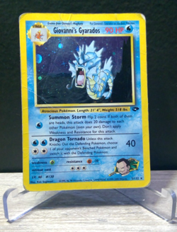 🌊 Giovanni’s Gyarados 5/132 Gym Challenge Holo Rare Pokemon TCG MP/HP - Image 4