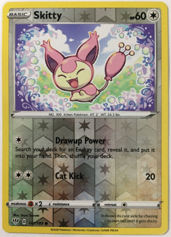 POKEMON SKITTY 141/189 DARKNESS ABLAZE COMMON REVERSE HOLO NEAR MINT - Image 1