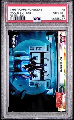 PSA 10 - Mewtwo Rebellion #8 1999 TOPPS Movie Edition - Pokemon - Image 1