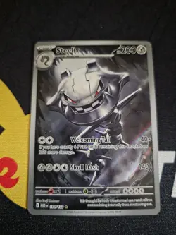 Pokemon TCG: Mega Evolutions Steelix 150/132 Illustration Rare Near Mint - Image 1
