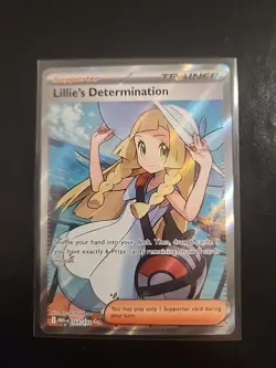 Pokemon Lillie's Determination 169/132 Full Art Trainer Secret Rare - Image 1