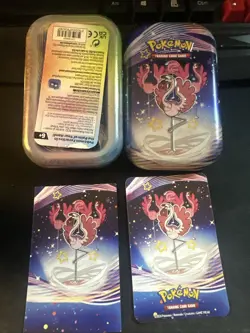 Pokemon Scarlet & Violet Paldean Fates Mini Tin | Flamigo - Image 1