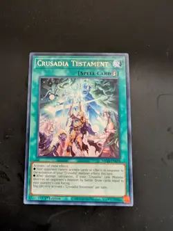 Yugioh Crusadia Testament MP20-EN078 Rare 1st Edition NM - Image 1