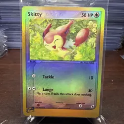 Pokemon Ruby and Sapphire Reverse Holo Skitty Card No.71/109 - Image 1