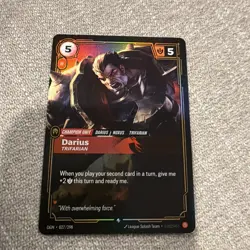 Riftbound Darius Card Origins OGN 027/298 League Of Legends English - Image 1