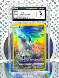 CGC 9 Absol GG16/GG70 Crown Zenith Secret Illustration Rare Pokemon Card - Image 1