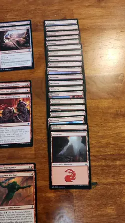 Goblin Starter Deck, Magic The Gathering, 60 Card Mono Red - Image 4