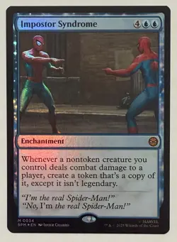 Imposter Syndrome Foil - Mythic - Marvel's Spider-Man MTG - Image 1