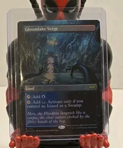 MTG FOIL Gloomlake Verge Borderless - Duskmourn: House of Horror #331 - Image 1