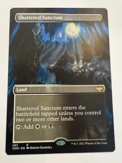 Shattered Sanctum (Borderless) #283 (NM) Crimson Vow VOW Magic MTG - Image 1