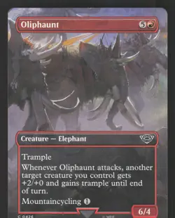 Oliphaunt (Borderless) 426 Magic: the gathering Lord of The RIngs - Image 1
