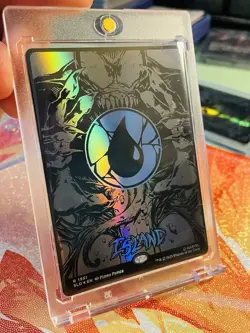 Magic The Gathering Secret Lair Venom Mana Lands Raised Foil Set of 5 🌈 ⛰ - Image 2