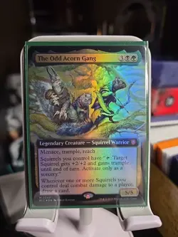The Odd Acorn Gang (Extended Art) Commander: Bloomburrow Foil - Image 1