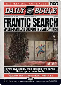 Frantic Search Marvel's Spider-Man: Daily Bugle Breaking News Secret Lair - Image 1