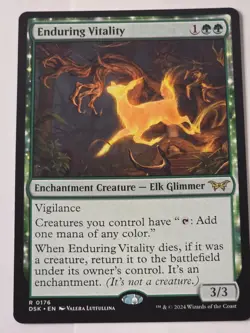 MTG - Enduring Vitality - Duskmourn: House of Horror - Image 1