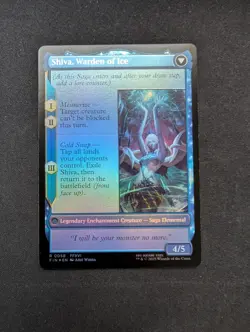 MTG Magic The Gathering Jill, Shiva’s Dominant Foil FIN Rare Blue Final Fantasy - Image 2
