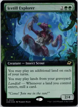 Icetill Explorer (Extended Art) 343 Edge of Eternities LP FOIL MTG - Image 1