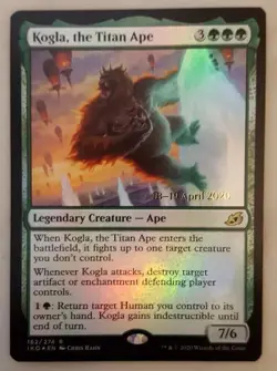 Kogla, the Titan Ape Prerelease Promo FOIL Ikoria MTG - Image 1