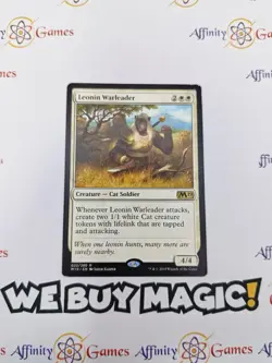 MTG | Leonin Warleader | C19 | Regular | Moderately Played | English - Image 1