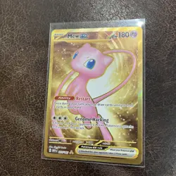 Mew ex 205/165 Scarlet & Violet 151 Full Art Secret Rare Holo Pokemon Card NM - Image 1