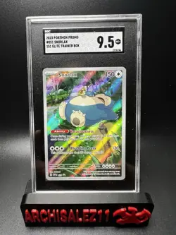 2023 Pokemon Black Star Promo 151 Elite Trainer Box #051 Snorlax Mint+ SGC 9.5 - Image 1