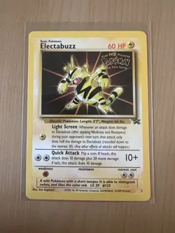 Electabuzz 2 Pokemon Black Star Promo (Movie Promo) NM - Image 1