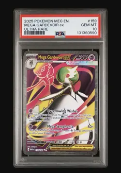 2025 POKEMON MEG EN-MEGA EVOLUTION ULTRA RARE #159 MEGA GARDEVOIR EX PSA 10 - Image 1