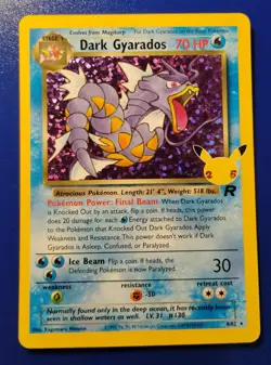 Dark Gyarados 8/82 Pokemon Celebrations: Classic Collection Holo NM - Image 1
