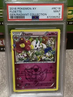 2016 Pokemon XY Generations Radiant Collection RC18/RC32 Floette PSA 9 MINT - Image 1