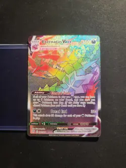 Pokemon TCG Eternatus VMAX Darkness Ablaze 192/189 Rainbow Secret Rare - Image 1