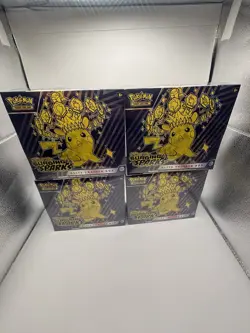 BUNDLE OF 4! Pokemon TCG Scarlet & Violet Surging Sparks Elite Trainer Box ETB - Image 1