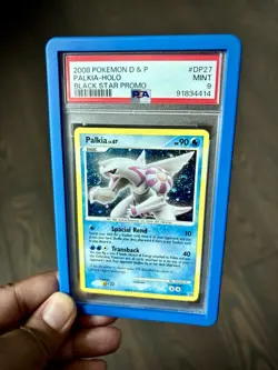2008 Pokemon DOUBLE SWIRL Black Star Promo #DP27 - Palkia PSA 9 - Image 1