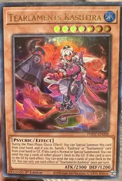Yu-Gi-Oh Tearlaments Kashtira PHHY-EN008 Photon Hypernova 1st Edition - Image 1