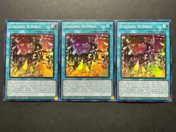 3x Synchro Rumble | AGOV-EN060 | Super Rares | LP | 1st Edition | YuGiOh! - Image 1