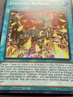 3x Synchro Rumble | AGOV-EN060 | Super Rares | LP | 1st Edition | YuGiOh! - Image 2