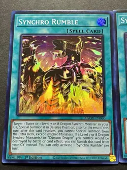 3x Synchro Rumble | AGOV-EN060 | Super Rares | LP | 1st Edition | YuGiOh! - Image 3