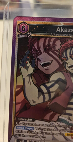 Akaza SR UE05BT/KMY-1-052 Union Arena Demon Slayer English - Image 2