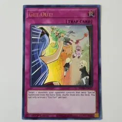 Get Out! - MP20-EN137 - NM/VLP - Ultra Rare - 1st ed - Yugioh - Image 1