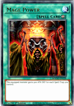 Mage Power MAGO-EN139 Rare 1st Edition - Yugioh - Image 1