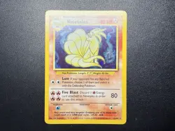 Pokemon TCG Ninetales Base Set Holo Unlimited Rare Card 12/102 - Image 3
