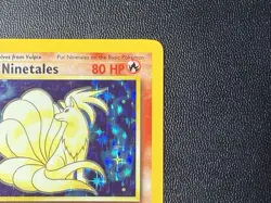 Pokemon TCG Ninetales Base Set Holo Unlimited Rare Card 12/102 - Image 5