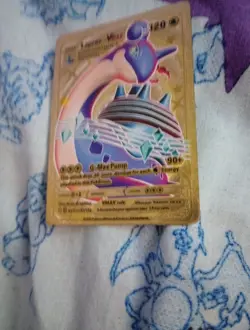 Pokemon 2020 Lapras VMAX G-Max Pump Gold Card SV111/SV122 - Image 3