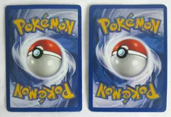 POKEMON 2 CARD LOT UNPLAYED MEOWTH 10 BLACK STAR PROMO DARK WEEZING 1ST EDITION - Image 4